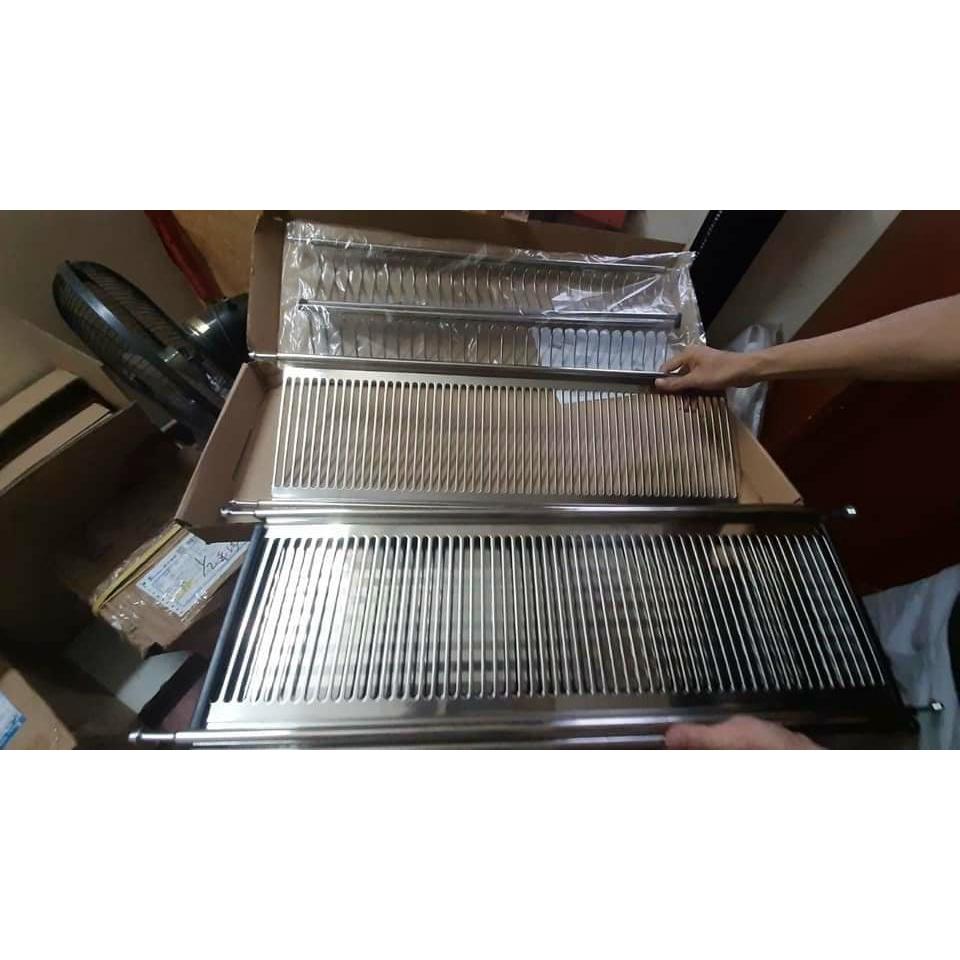 Gía Bát Cố Định Inox 304 - V 3 Tầng