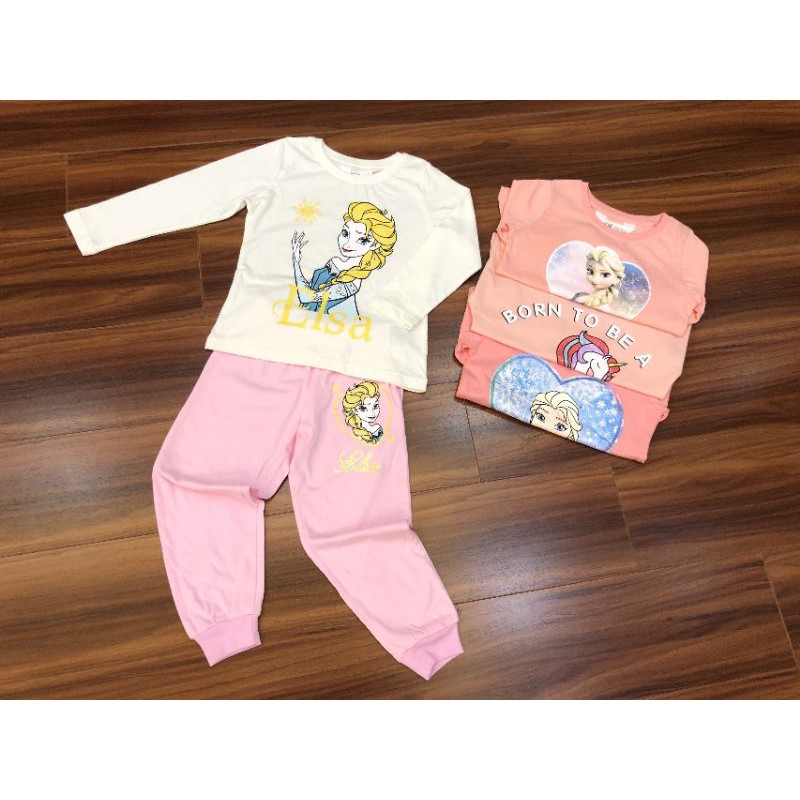 Bộ cotton dài tay chất đẹp cho bé gái 2-10t