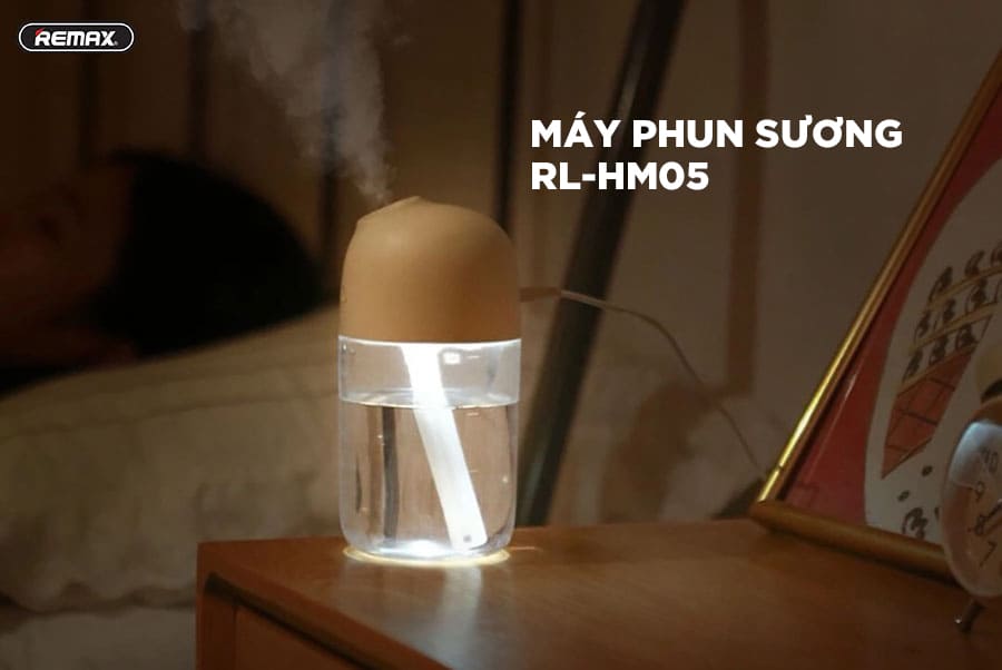 Máy Phun Sương Tinh Dầu Tạo Độ Ẩm REMAX RL-HM05 - Hàng Chính Hãng