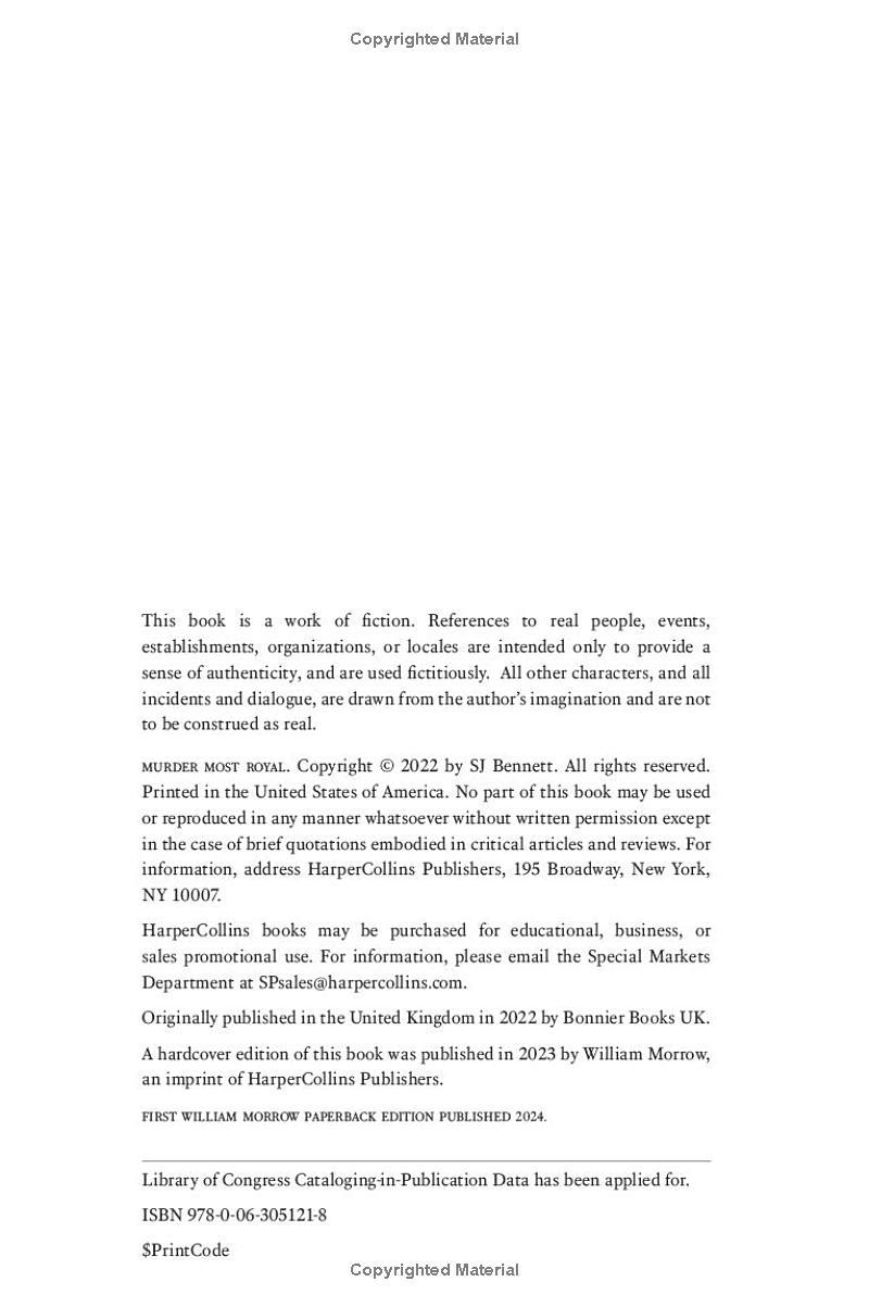 Sách ngoại văn: Murder Most Royal