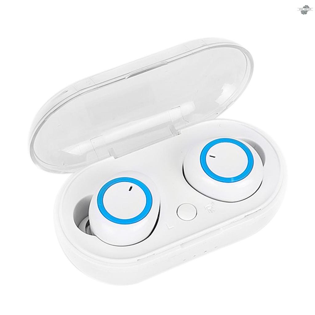 Y50 BT5.0 True Wireless Headphones Sport Headset Touch Control Mini Earbuds In-ear Earphones with Mic Charging Case