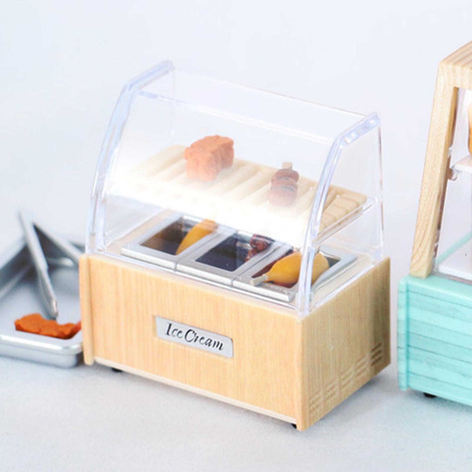 Dollhouse Food Cabinet Dollhouse Accessories Scenery Supplies Life Scenes for Children