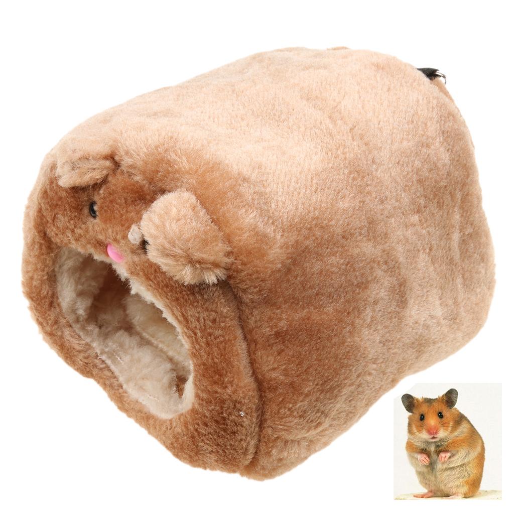 Plush Hammock for Ferret Rat Hamster Warm Hanging Bed BEAR Cute Toy House