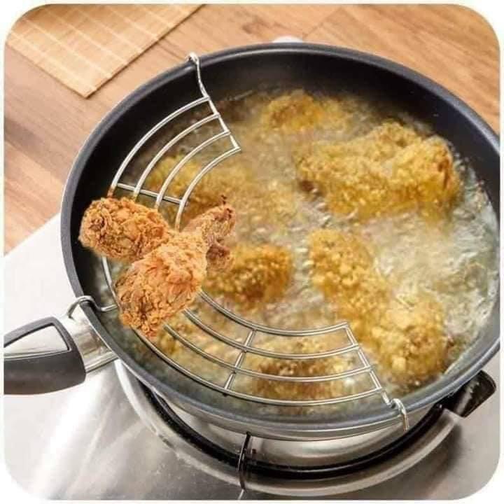 Vỉ gác chảo inox