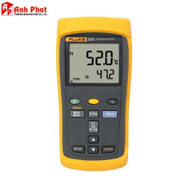 Fluke 52-2 thiết bị đo nhiệt đồ kênh