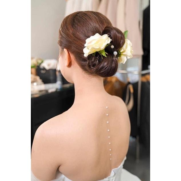 Hạt bẹt nửa đính tóc cô dâu tóc tiệc mẫu Hot 2022 cho các tiệm áo cưới Giangpkc