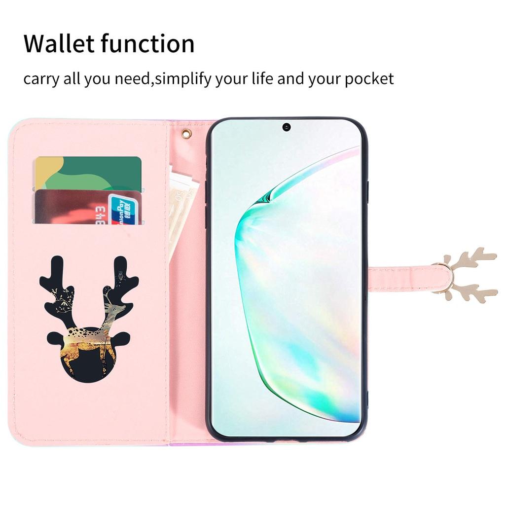 Bao da ví đựng thẻ màu gradient cho Samsung Galaxy S9 Plus S9+ S10 Plus S10+ S10e Note10+ Note 10 Pro Note20 Ultra 5G