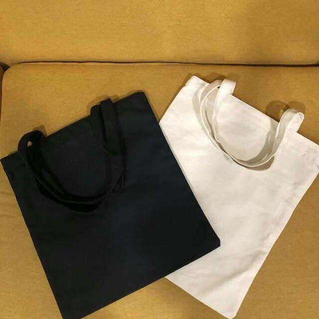 Túi tote vải canvas trắng, in túi tote quà tặng