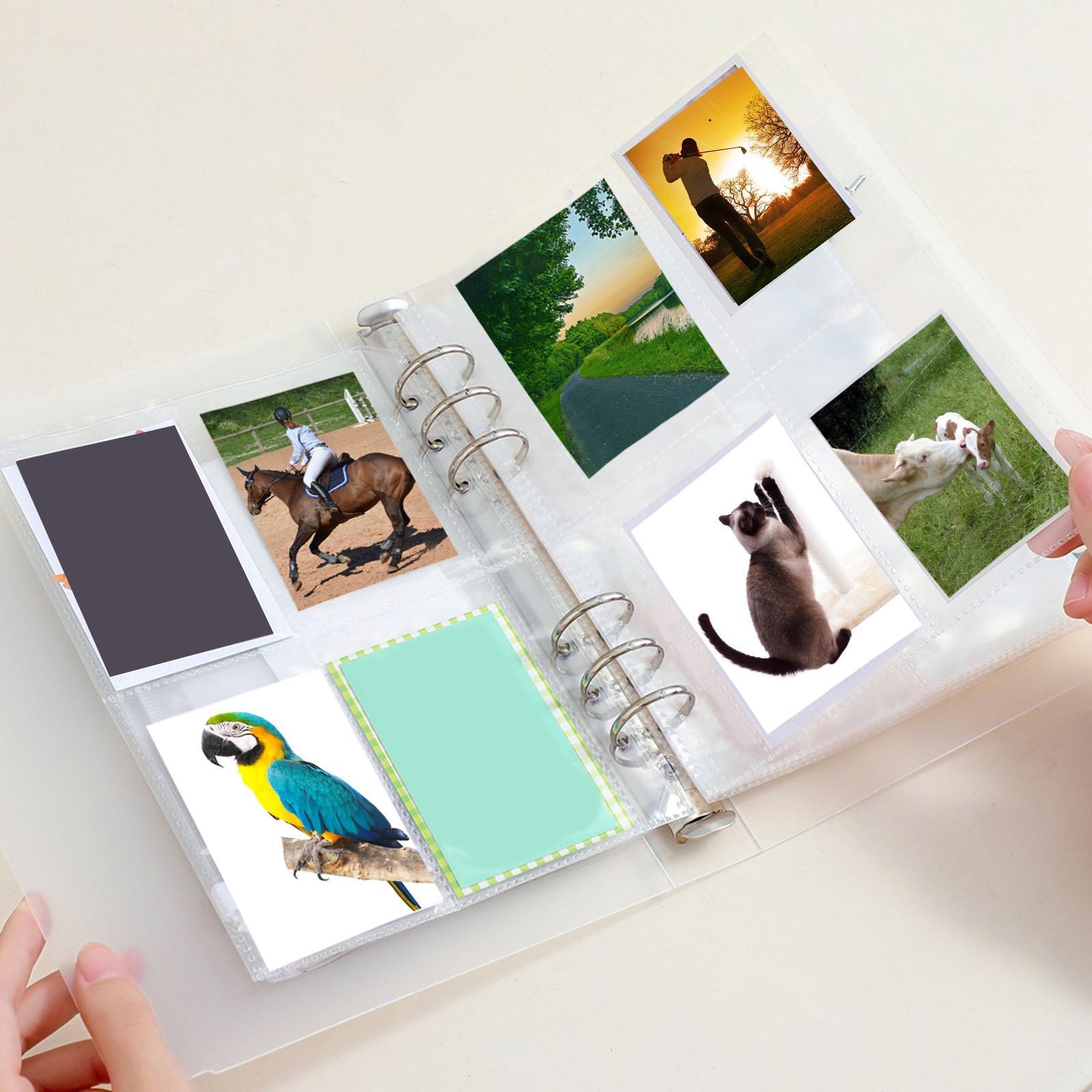 Portable 3 inch Photocard Binder Name Holder for School Stationery