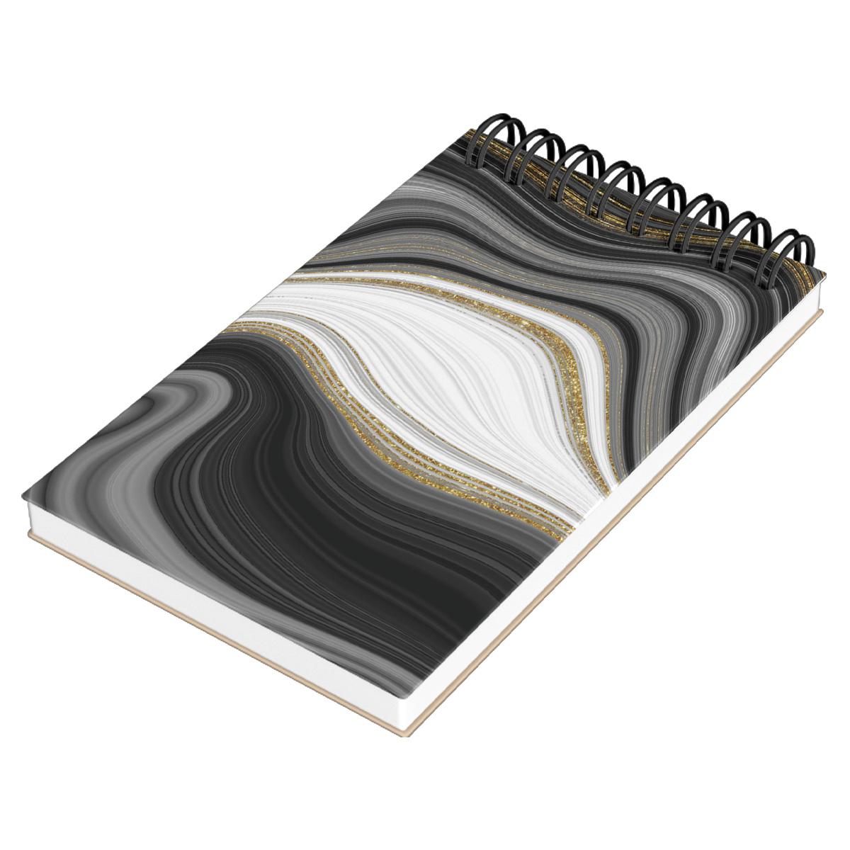 Sổ Lò Xo Bìa Cứng Marble B7 - Không Kẻ Có Chấm - 160 Trang 80gsm - The Sun 04