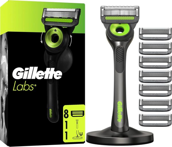 Dao cạo râu Gillette Labs 1 đế và 8 lưỡi thay thế hàng chính hãng