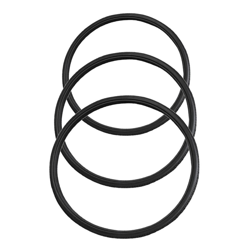 2 Pcs Heavy Duty Polyurethane  Wheelchair Street Tire for 22 3/8 inch New