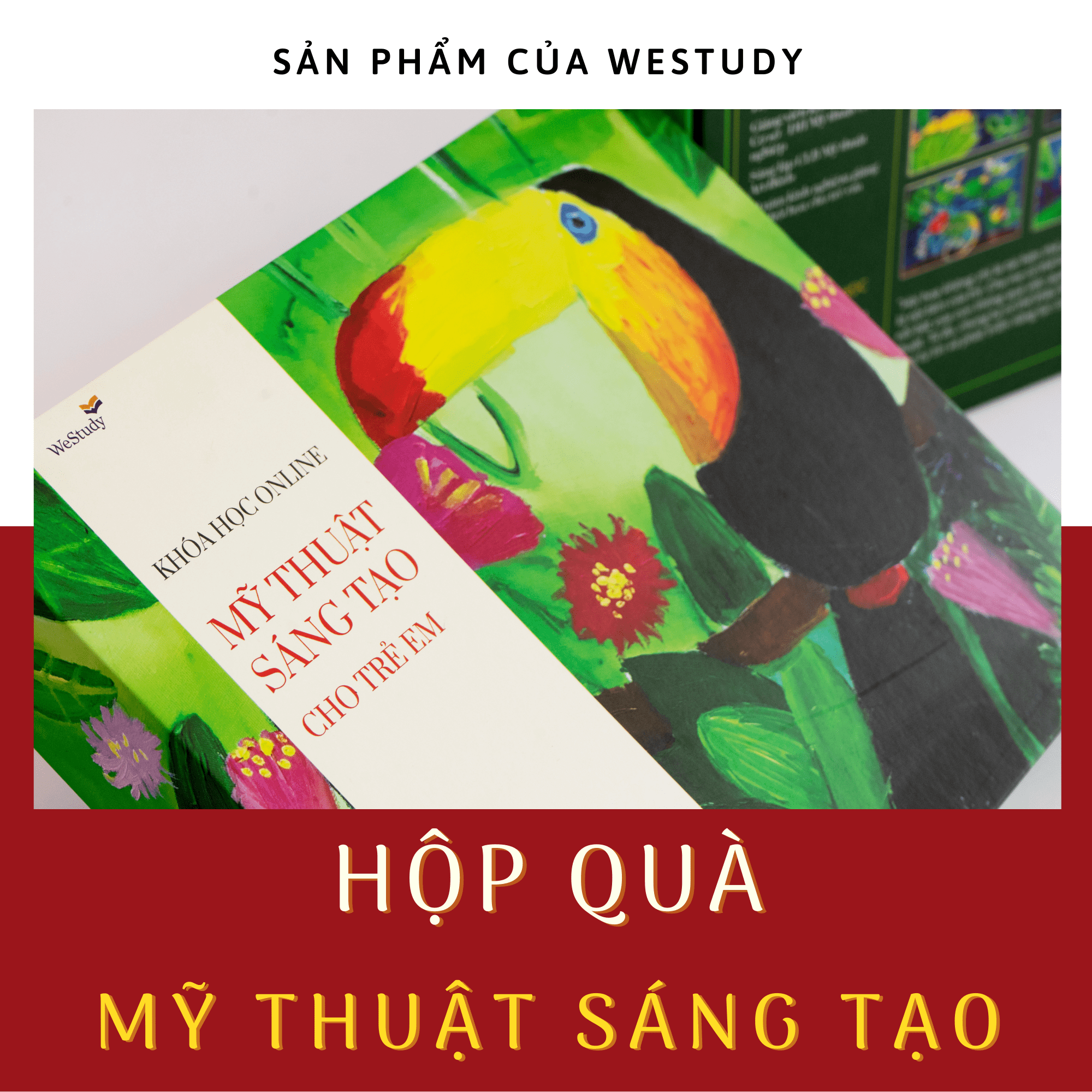 WeStudy - Hộp quà Khoá học Mỹ thuật sáng tạo