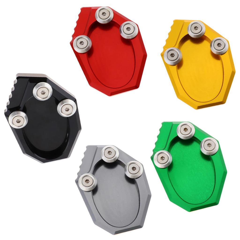 Motorbike Kickstand Side Stand Extension Plate Pad For Kawasaki VS650