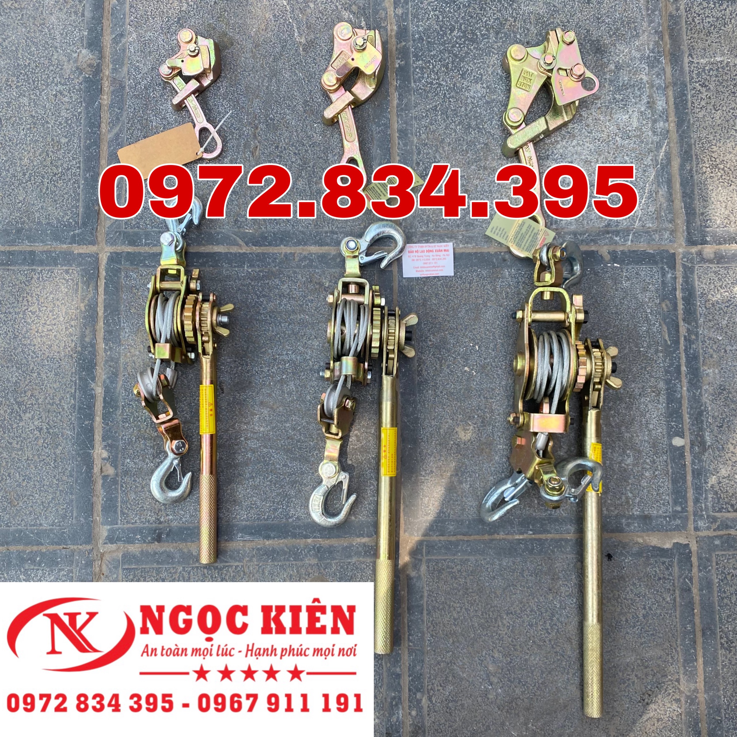Palang lắc cáp NGK 1000kg, PA LĂNG LẮC TAY 1 TẤN