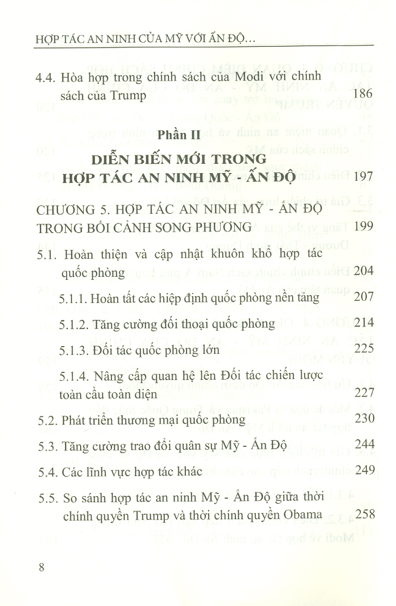 Hợp Tác An Ninh Của Mỹ Với Ấn Độ Trong Bối Cảnh Mới