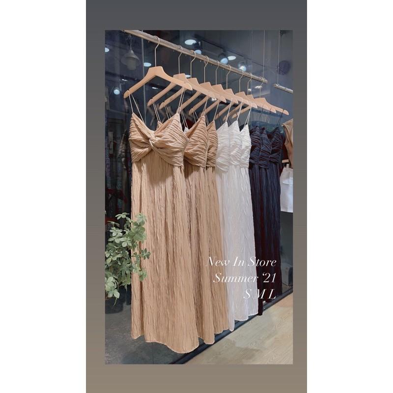 Đầm maxi dây xoắn ngực, Peace House Clothing