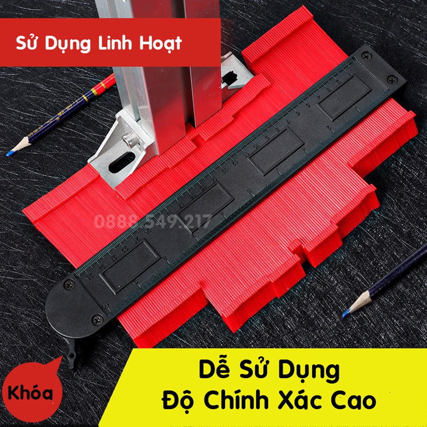 THƯỚC ĐỊNH HÌNH - SAO CHÉP HÌNH DẠNG, THƯỚC ĐO LẤY GÓC ĐƯỜNG VIỀN, THƯỚC ĐO ĐA GÓC CHUYÊN DỤNG