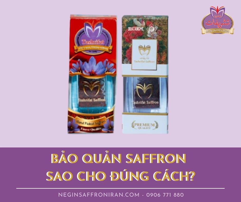 Nhụy hoa nghệ tây Tashrifat Saffron Premium loại Negin sợi to (1 Grams)