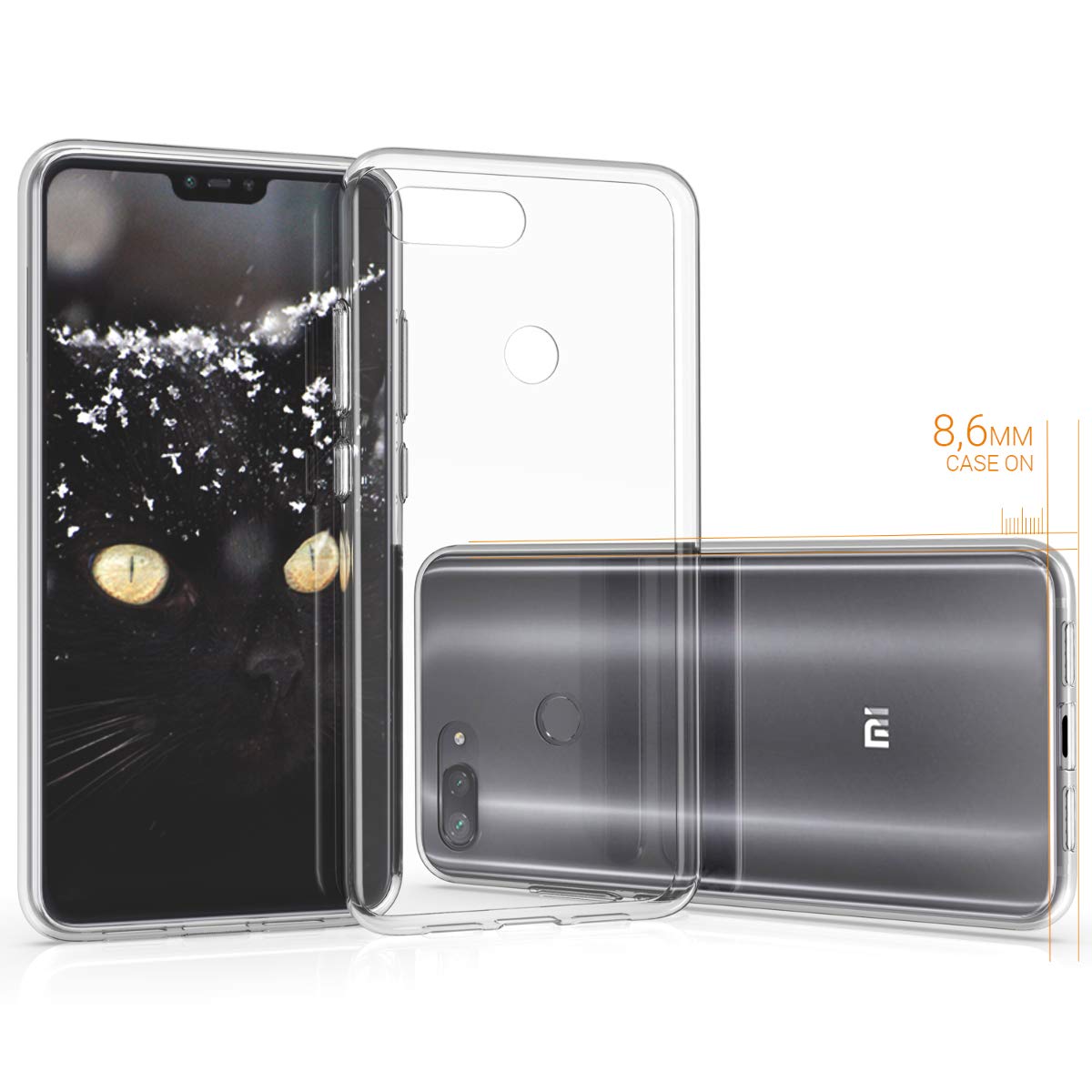 Ốp lưng dẻo cho Xiaomi Mi 8 Lite hiệu Ultra Thin mỏng 0.6mm chống trầy - Hàng chính hãng
