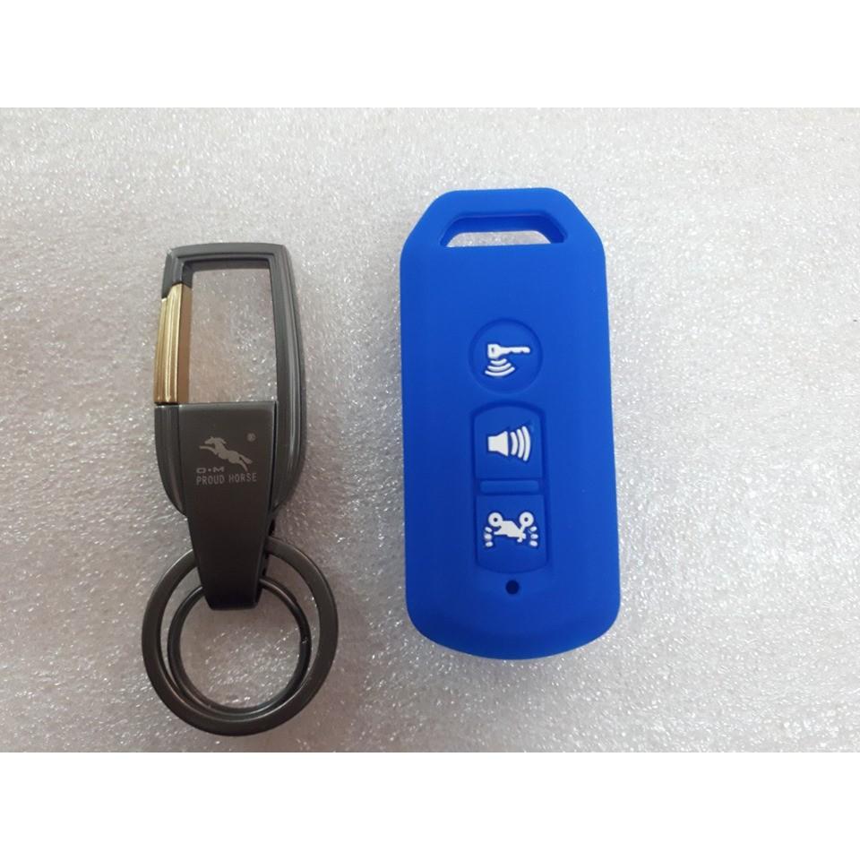 Combo Móc khóa xe máy Pround Horse chính hãng + bọc khóa smart key (bọc khóa 2 nút , 3 nút )