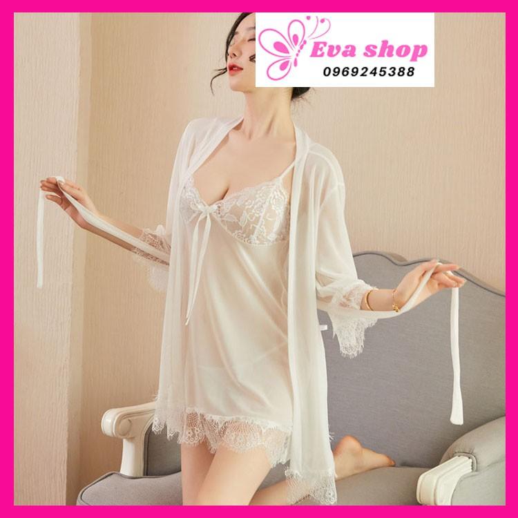 Váy ngủ nữ chất liệu ren mềm mại đầm ngủ 2 dây sexy giá rẻ MS738