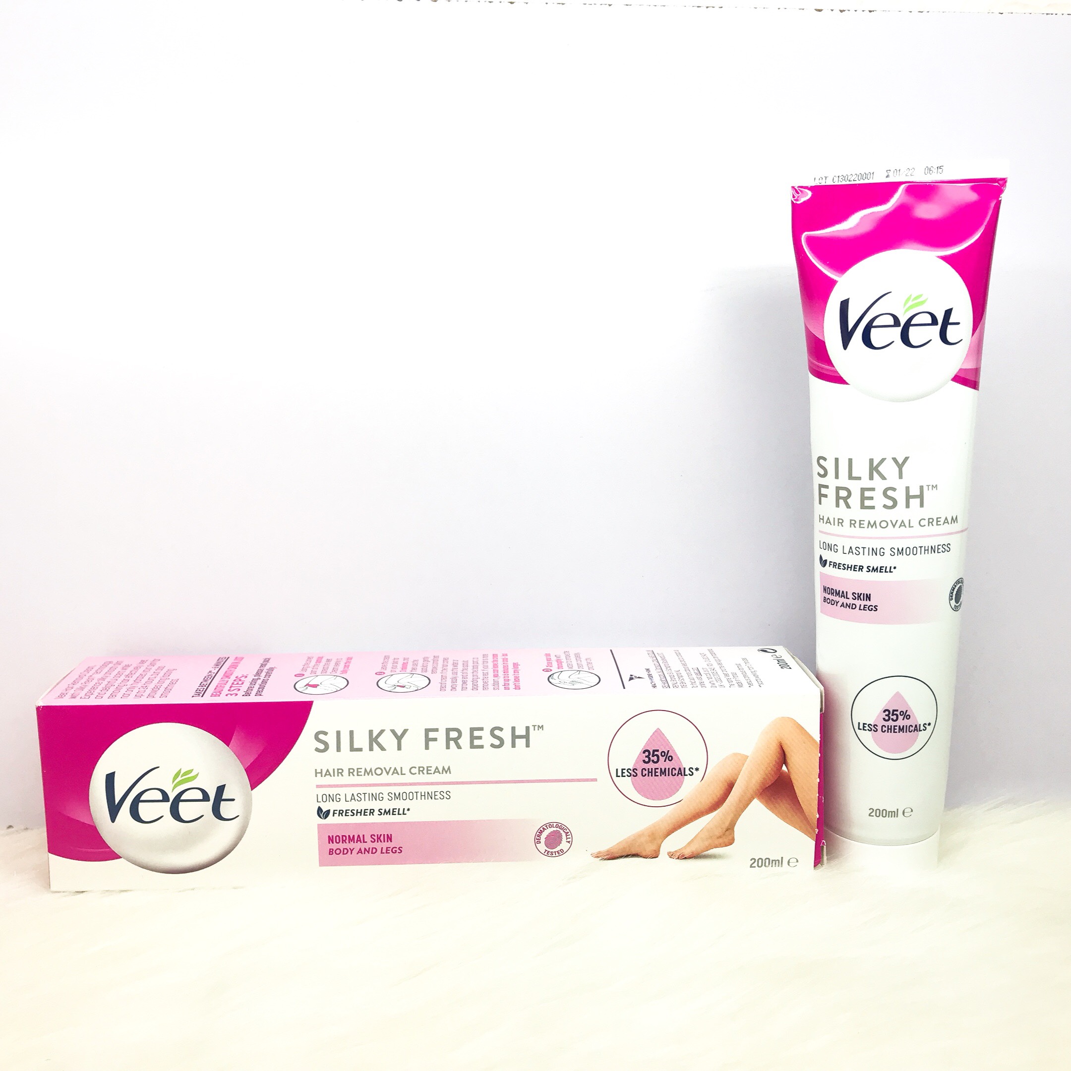 Kem tẩy lông Veet Silky Fresh Hair Removal Cream Normal Skin - 200ml