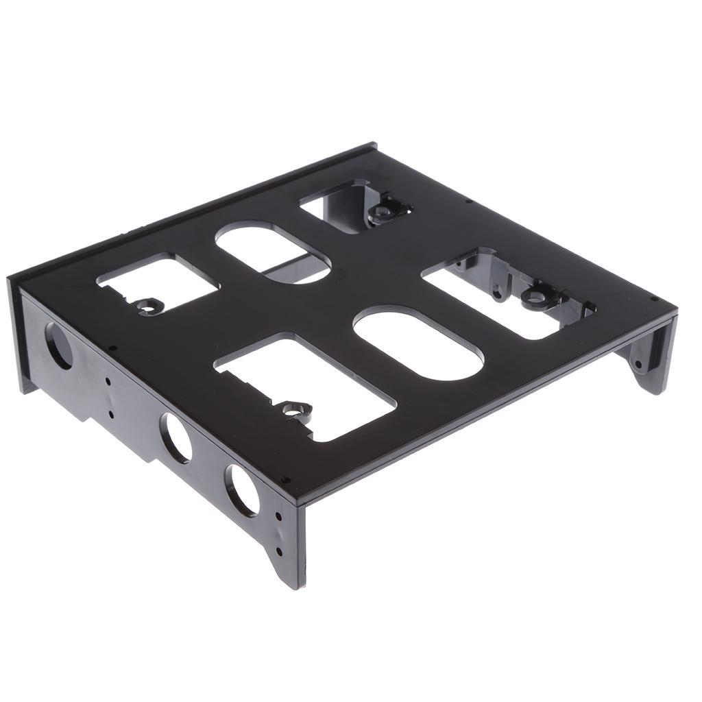 2x Hard Drive 3.5 to 2.5'' Computer Bay Drive Slot Mounting Bracket Stand