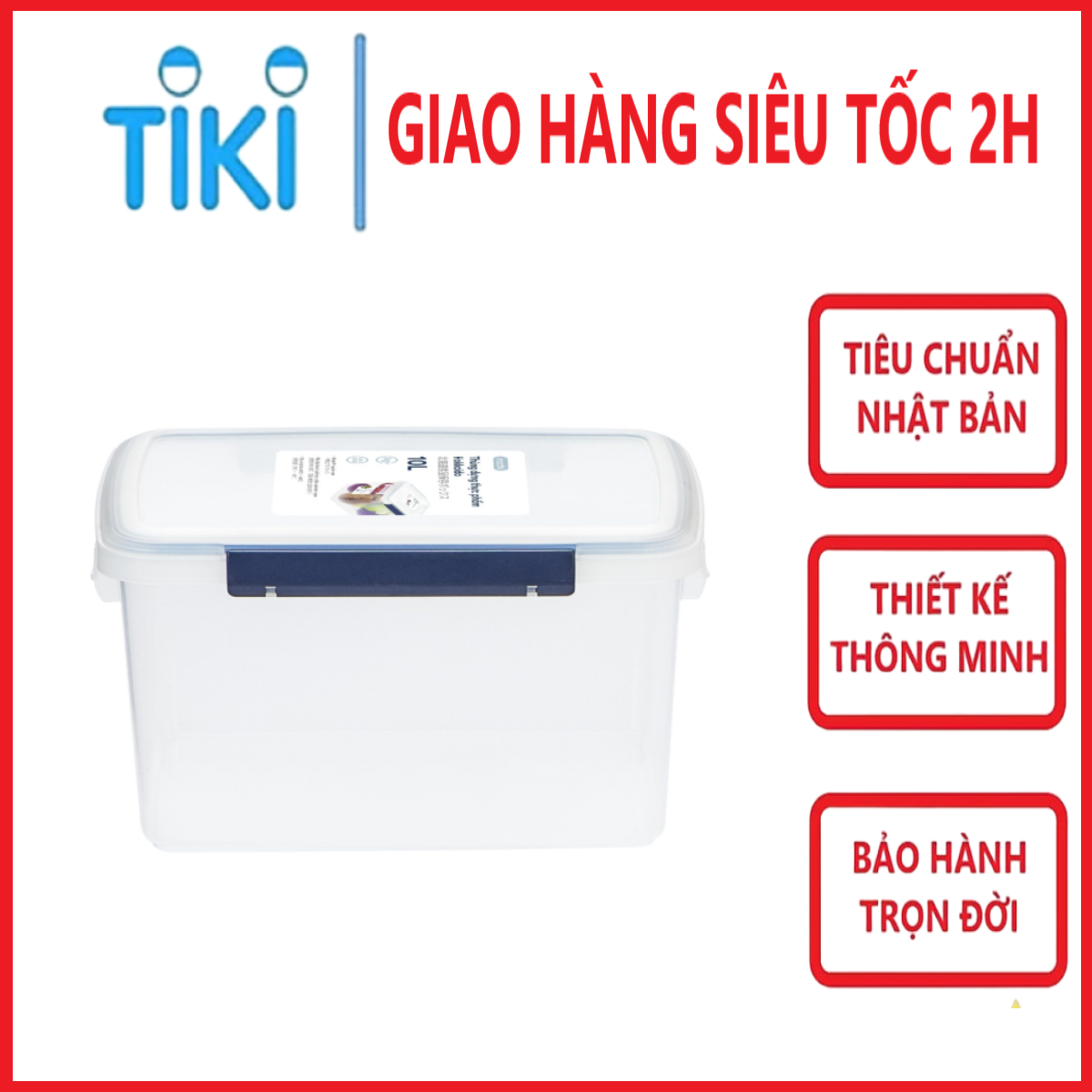 Thùng Đựng Thực Phẩm Hokkaido 10L-18L-30L Chính Hãng Inochi