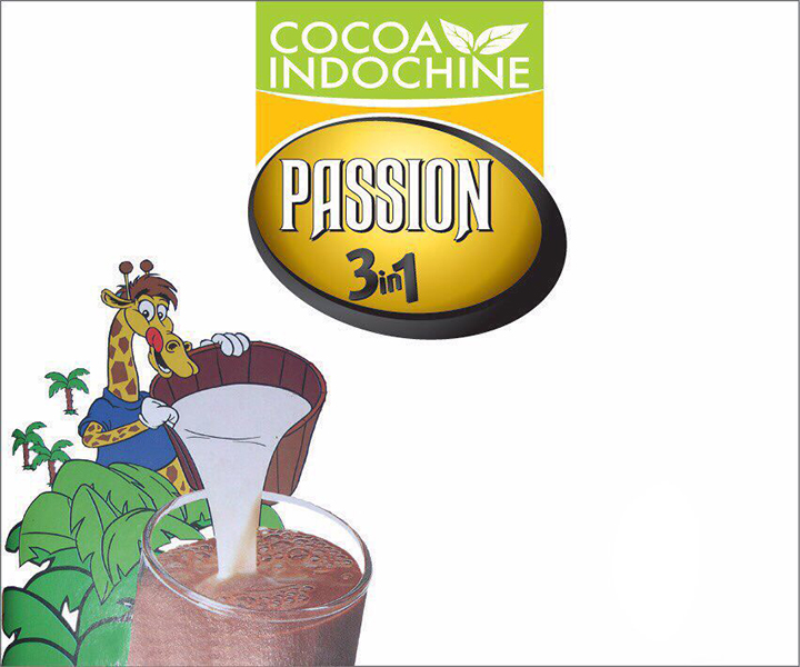 Bột Cacao Hòa Tan Passion 3 In 1 Cocoa Indochine - Hũ 400g