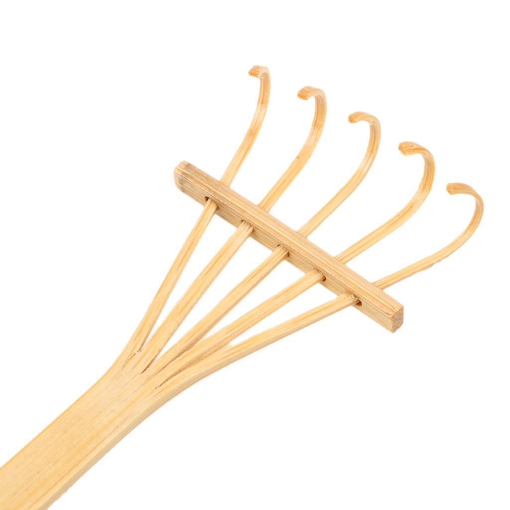 2x Japanese Style Natural Bamboo Rake for Zen Garden Sand Home Decoration