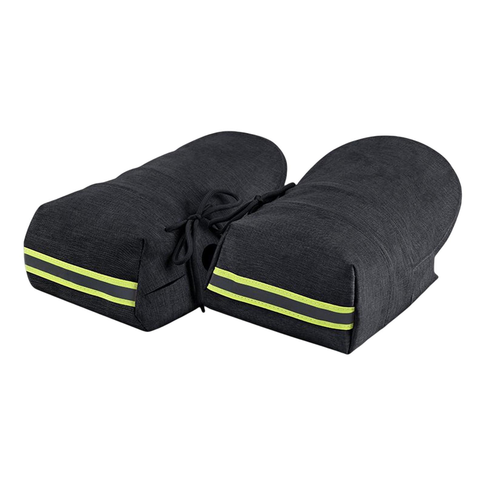 Thick Gloves Windproof Protective Warm black