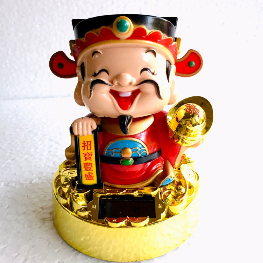 Tượng thần tài may mắn 2 biết gật đầu
