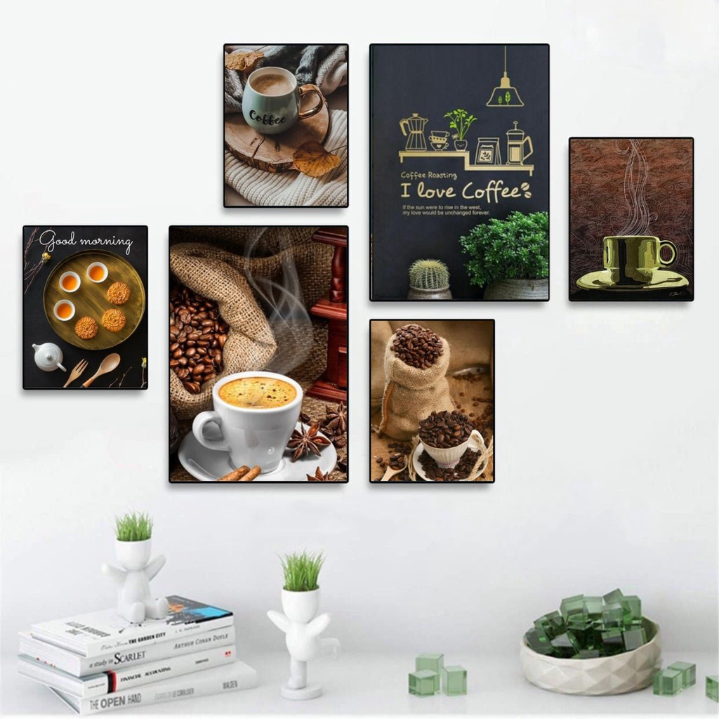 TRANH CANVAS - TRANH TREO TƯỜNG TRANG TRÍ QUÁN CÀ PHÊ