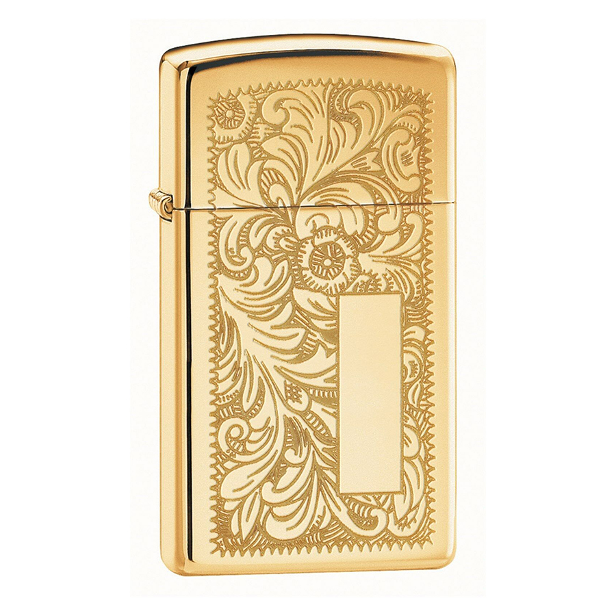 Bật Lửa Zippo 1652b Slim Venetian Brass