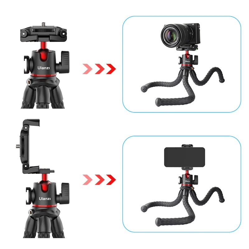 Tripod Chân đế bạch tuộc dùng cho máy ảnh, điện thoại đặt trên mọi địa hình Ulanzi MT-33 - Hàng nhập khẩu