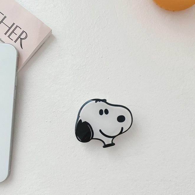 Giá Đỡ Điện Thoại Hình Hoạt Hình Charlie Brown / Snoopy Dễ Thương