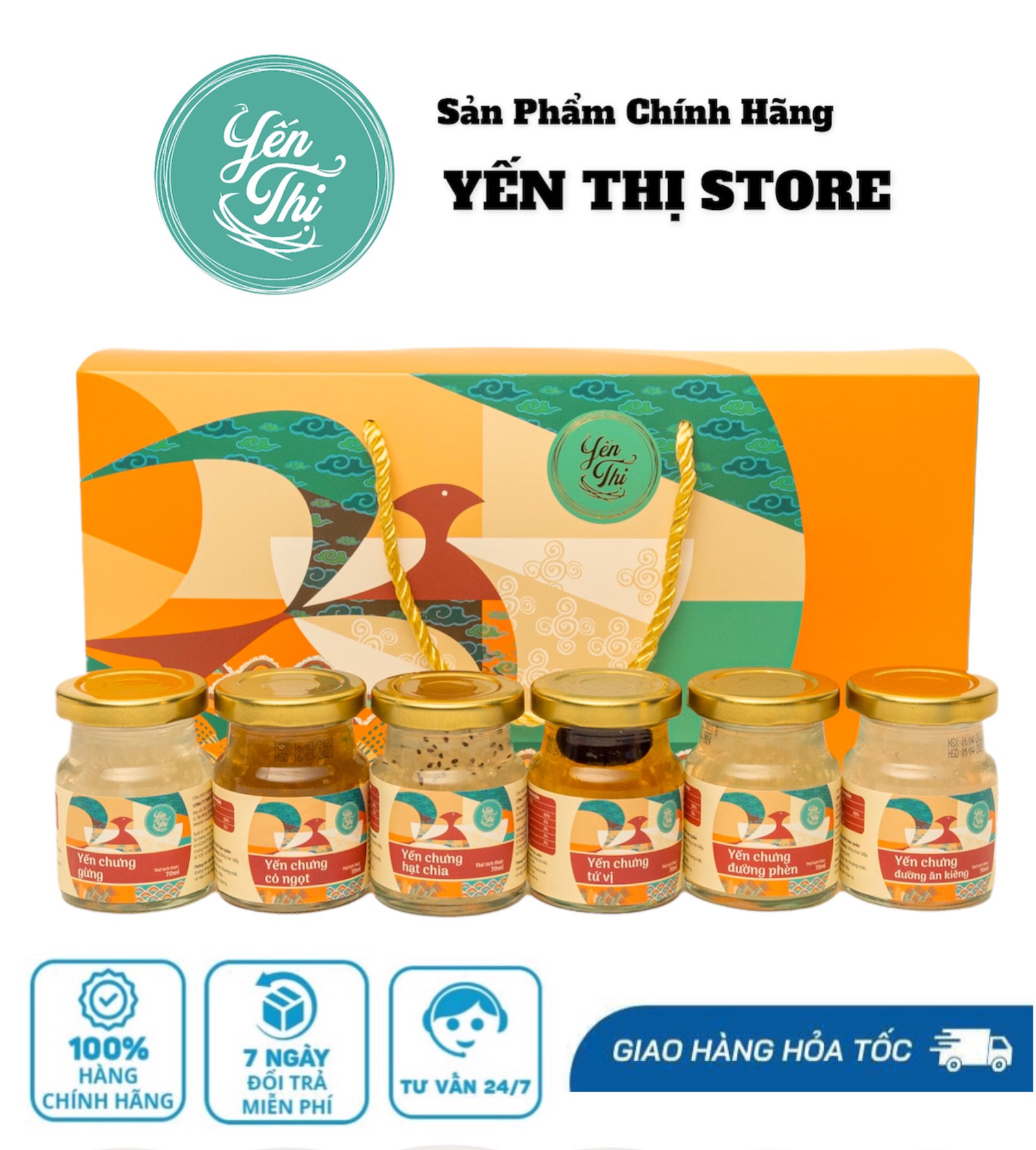 Yến Thị- Gói Đủ Vị Nhà Thị-30 % Yến- Yến Sào Nha Trang