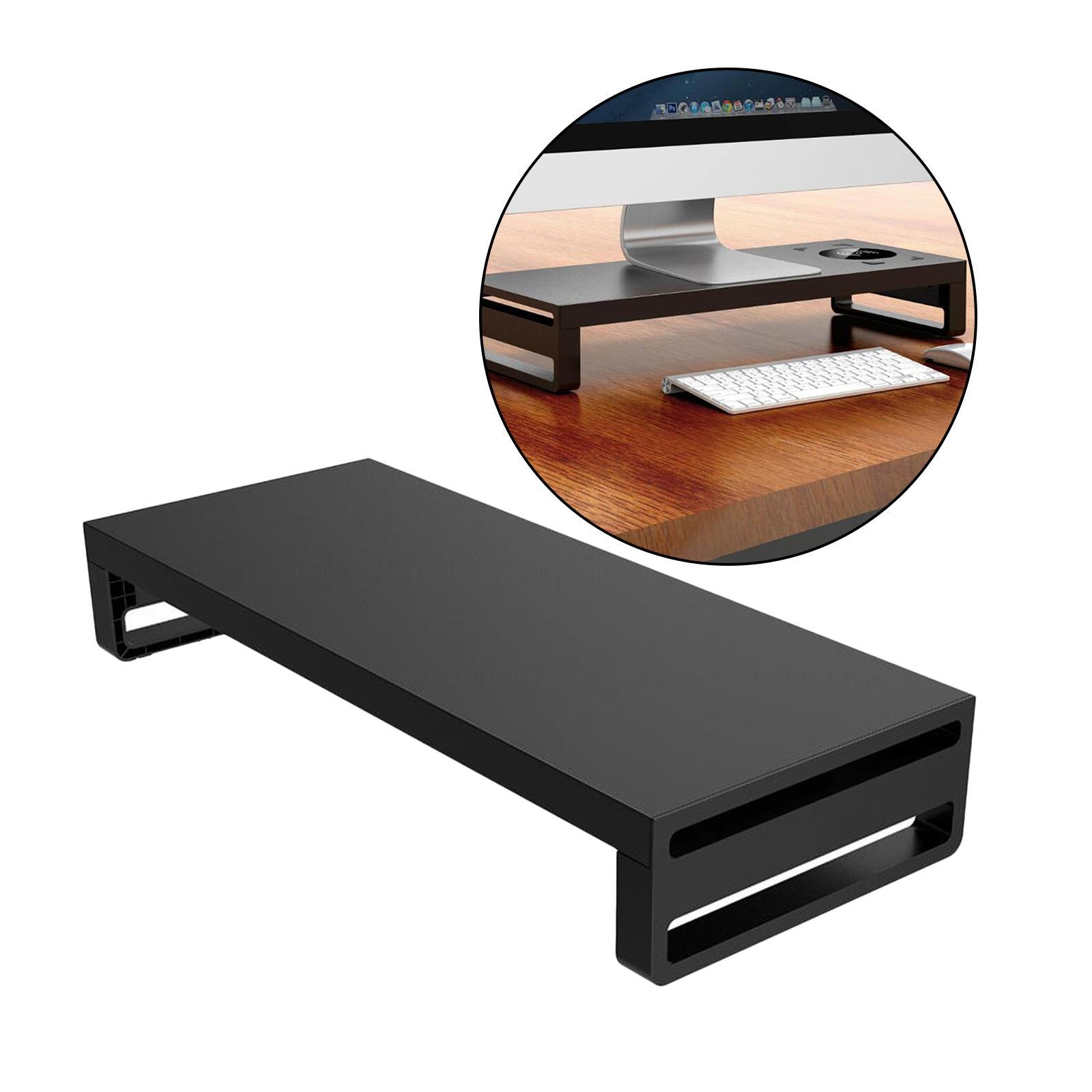 Metal Laptop Monitor Desk Stand Computer Riser Support Table Desk Organizer