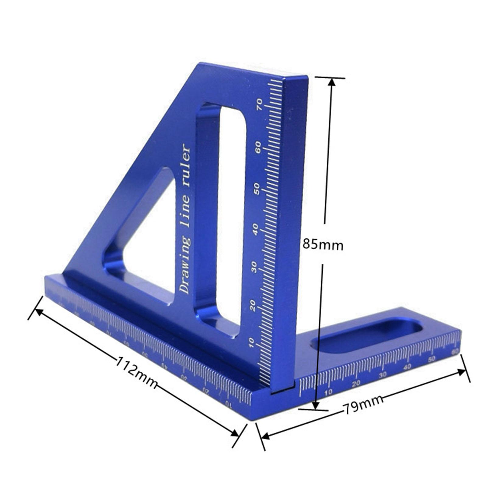 Square Angle Ruler Miter High Precision Marking Gauge for Engineer Carpenter