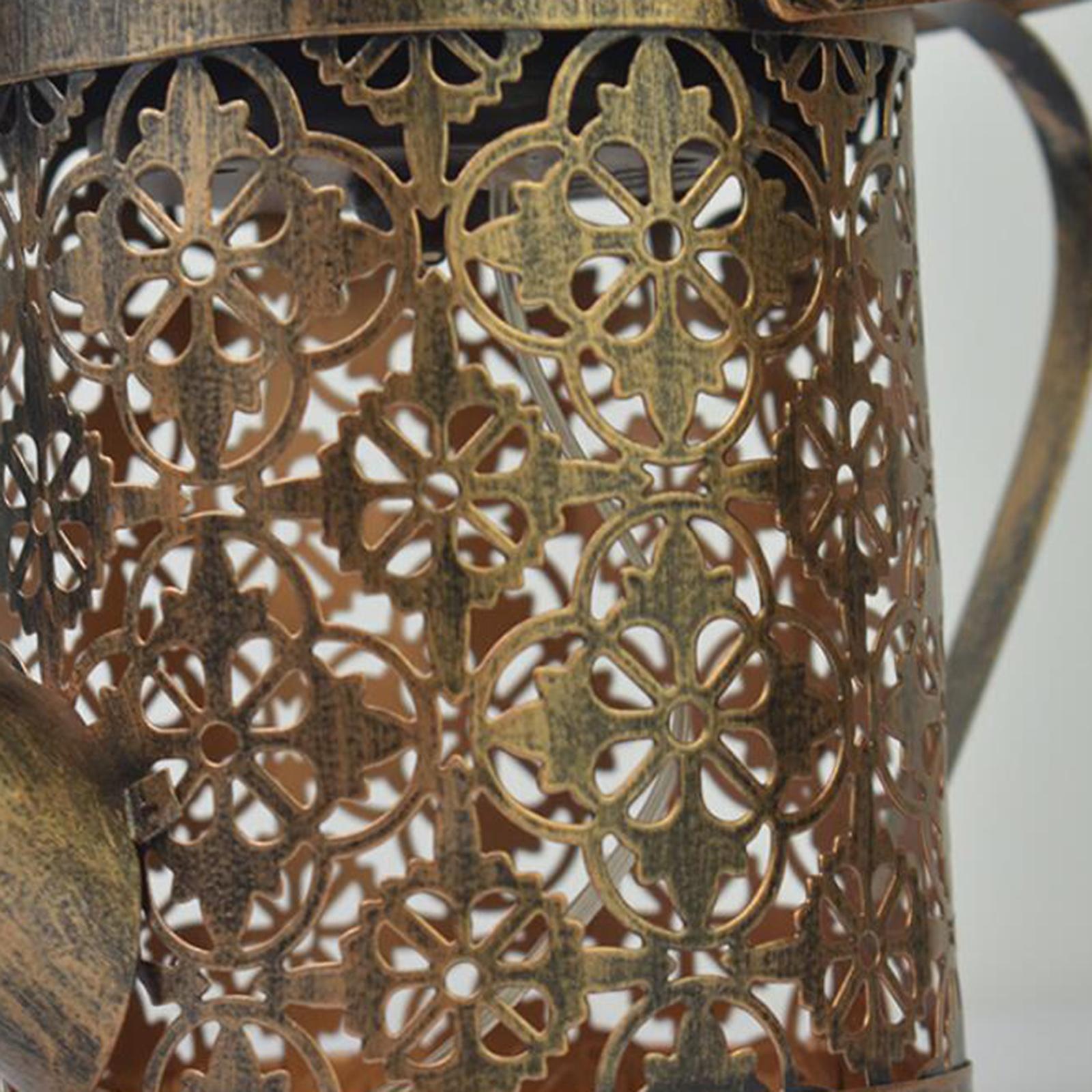 2X Fairy Watering Can Stake String Solar Ground Garden Light Waterproof Decor