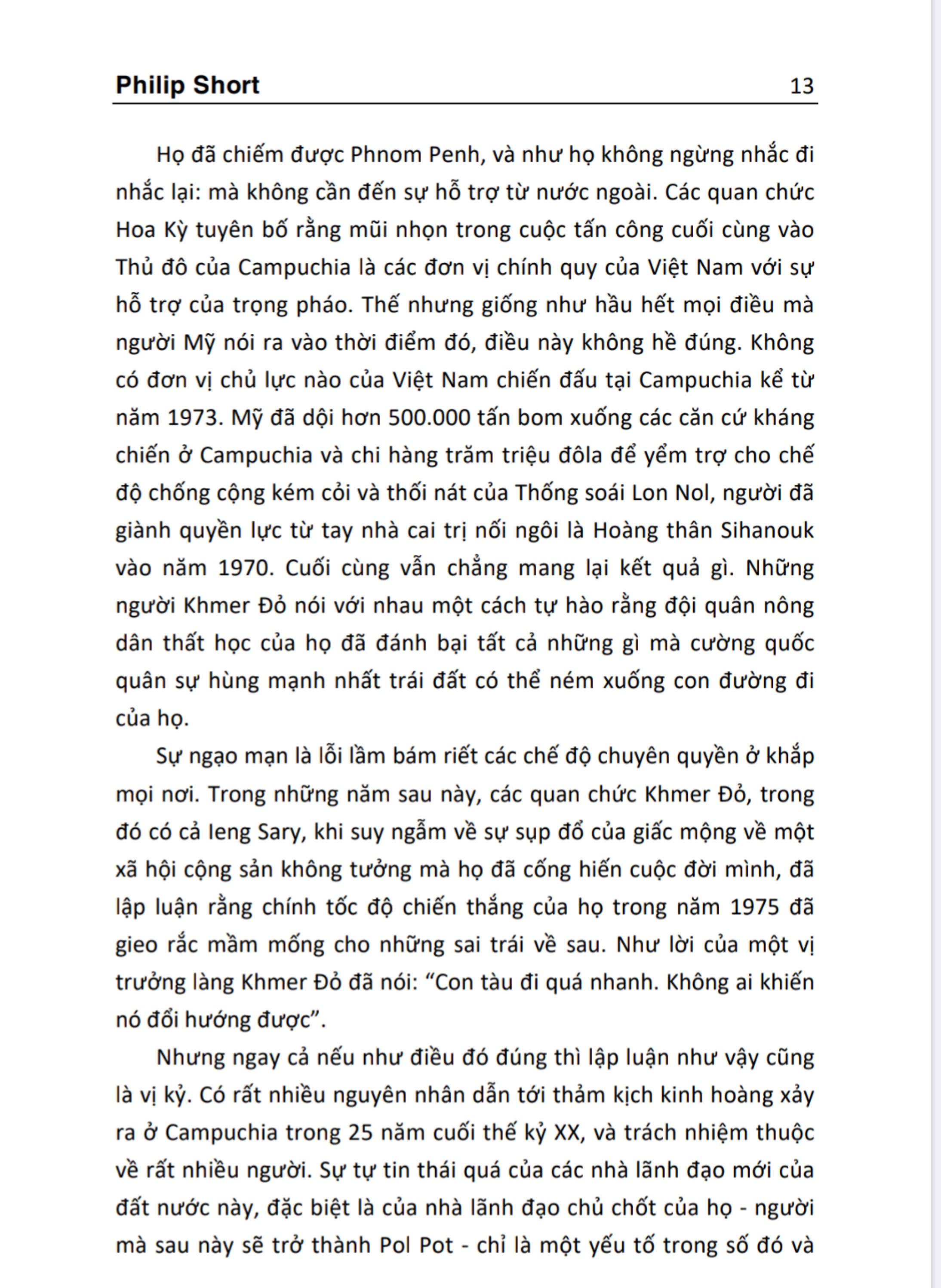 Pol Pot: M.ổ x.ẻ một cơn ác mộng ( sách tham khảo, xuất bản lần thứ hai)