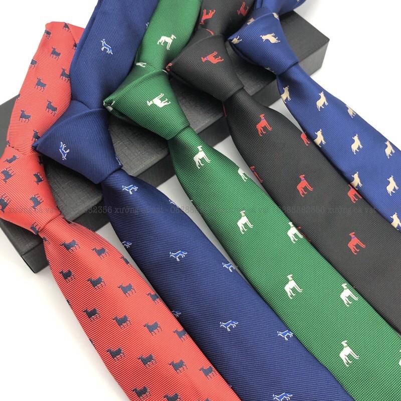 Cà vạt nam hoạ tiết dệt cao cấp bản 6cm