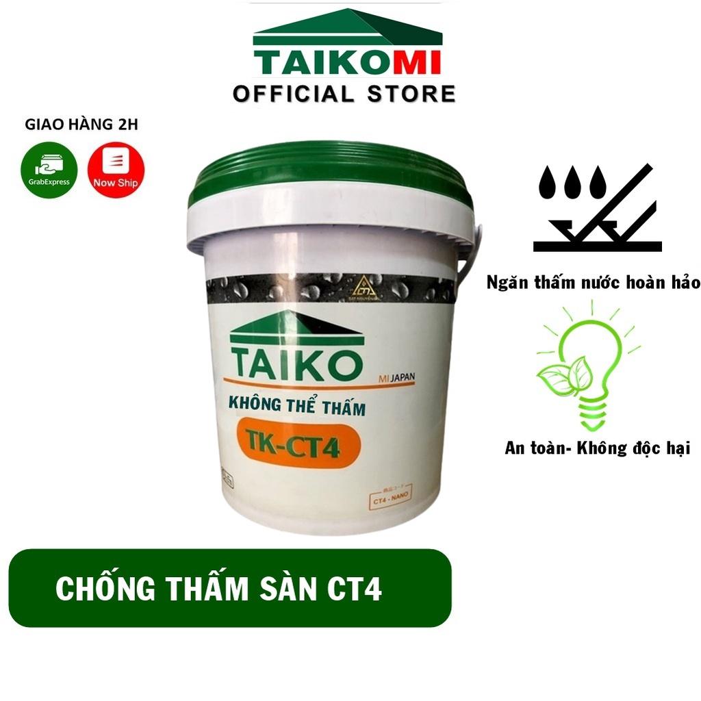 Keo Chống Thấm CT4 Taikomi 5kg - Ngăn thấm nước cho bề mặt bê tông, xi măng cát.