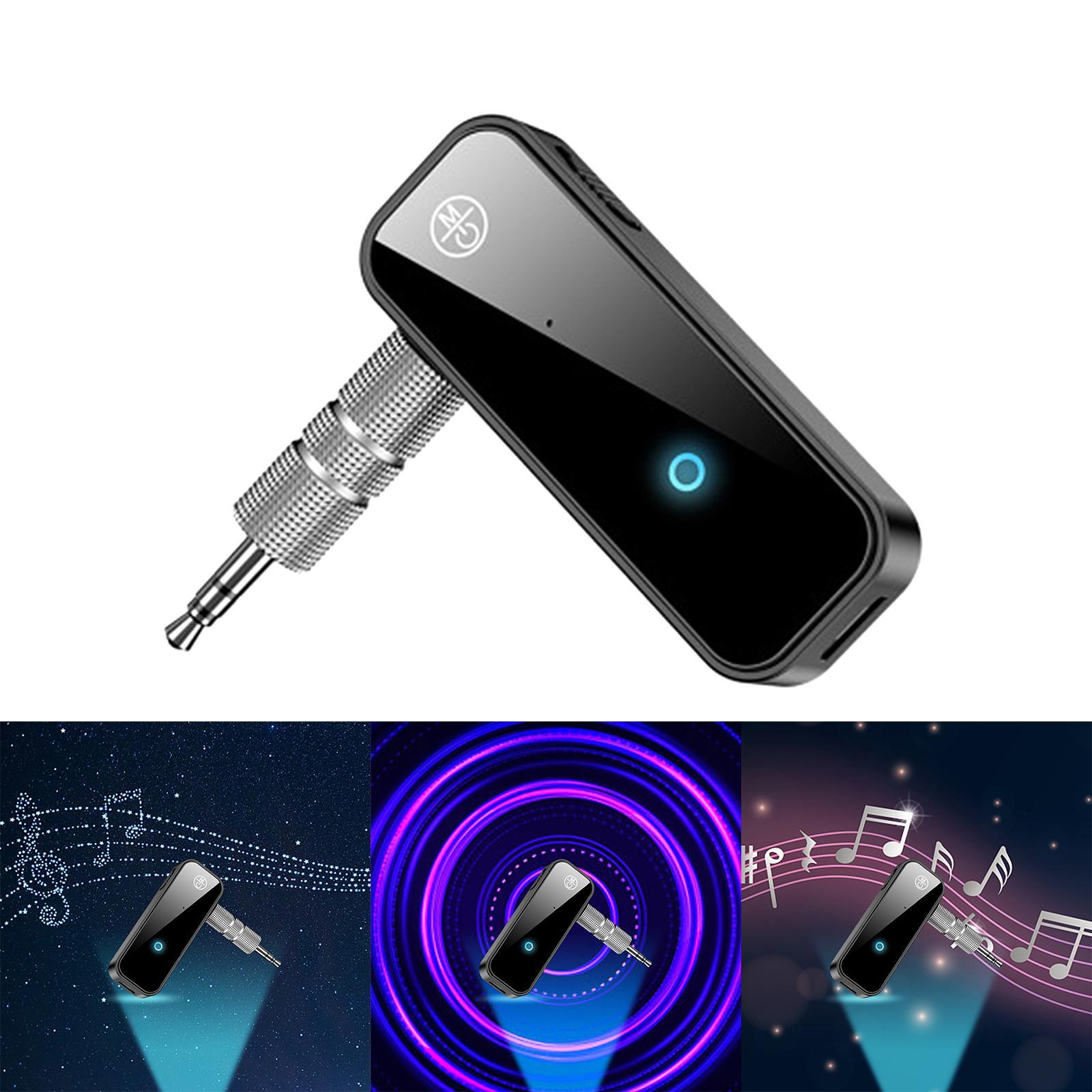 Bluetooth 5.0 Receiver 2 IN 1 Wireless Audio 3.5mm Aux Adapter