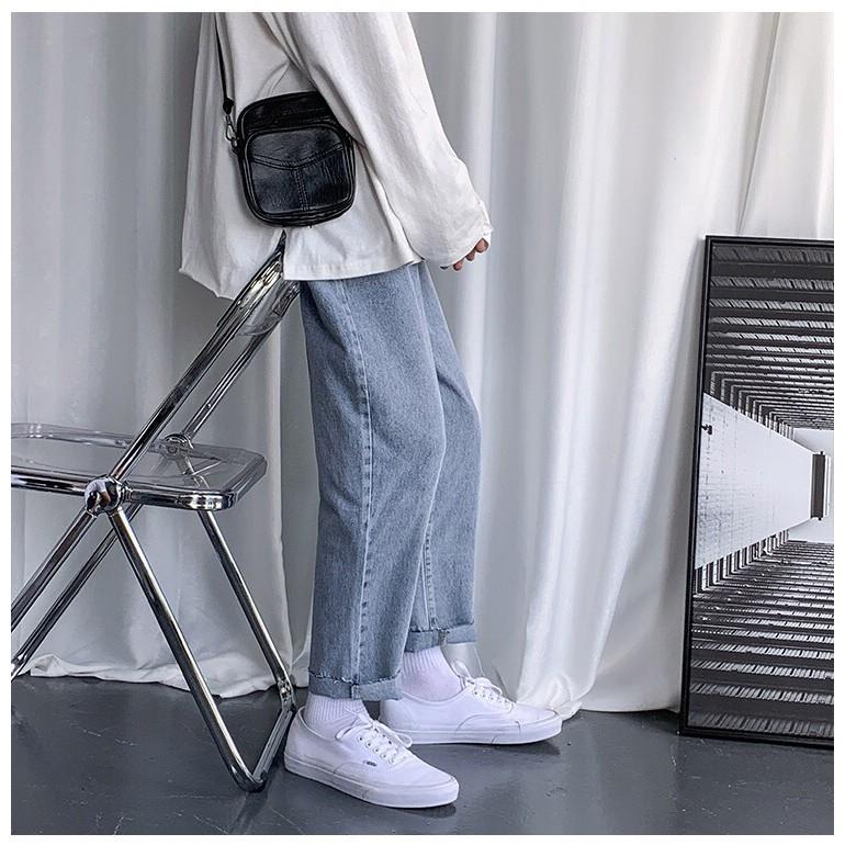 Quan jean nam Baggy rách gấu R-01 Style hàn quốc 2021