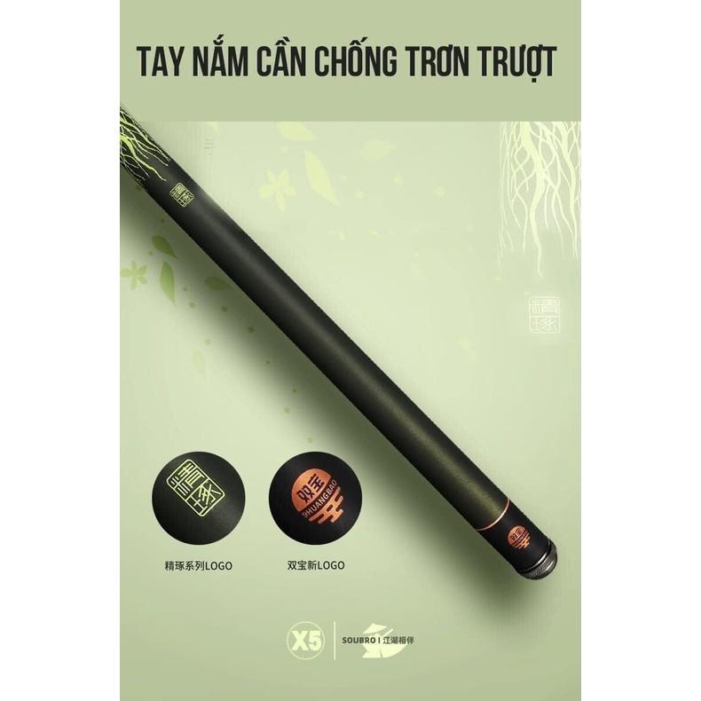 Cần Câu Tay Câu Đài SAKURA xanh x5 5H của hãng Song Bảo - Sa Pham fishing