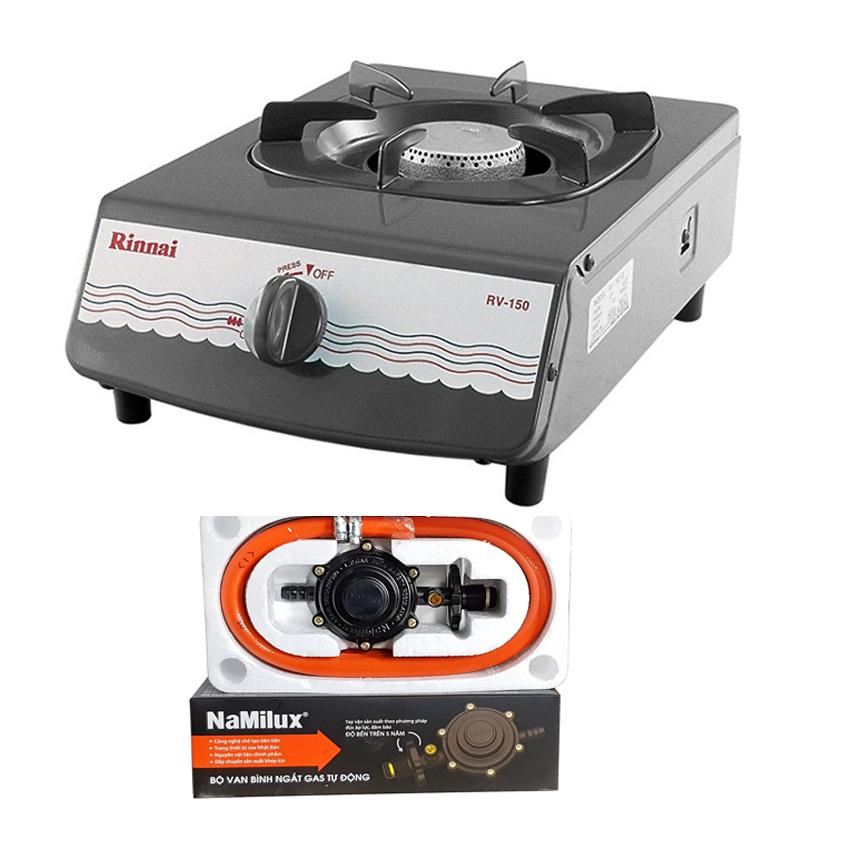 Bếp Ga Đơn Rinnai RV-150 + Tặng kèm 1 bộ dây và van gas- Hãng chính hãng