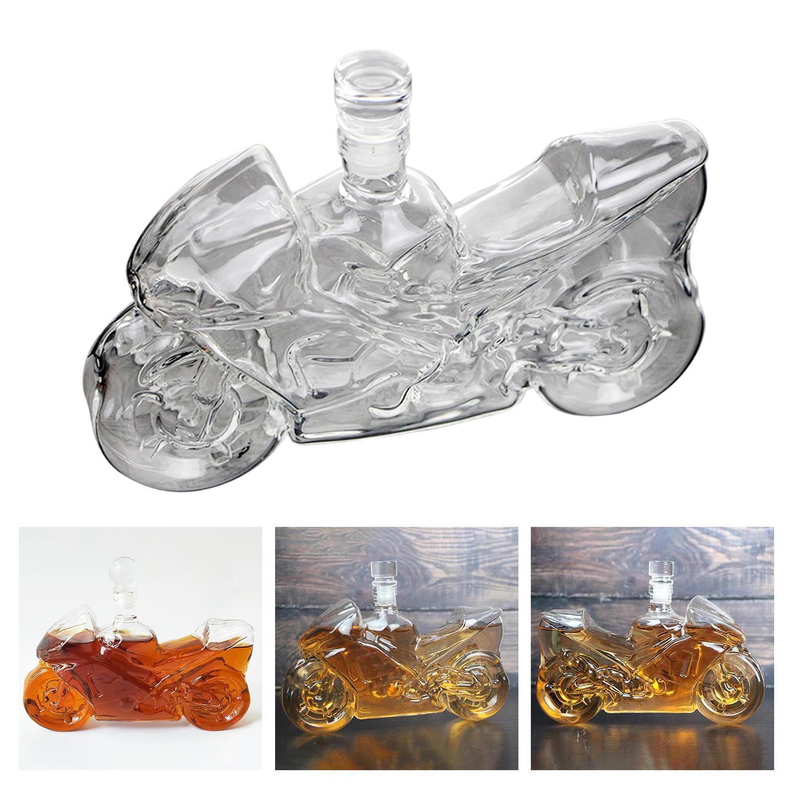 Liquor Decanters Unique High Borosilicate Glass Clear for Holiday Gifts