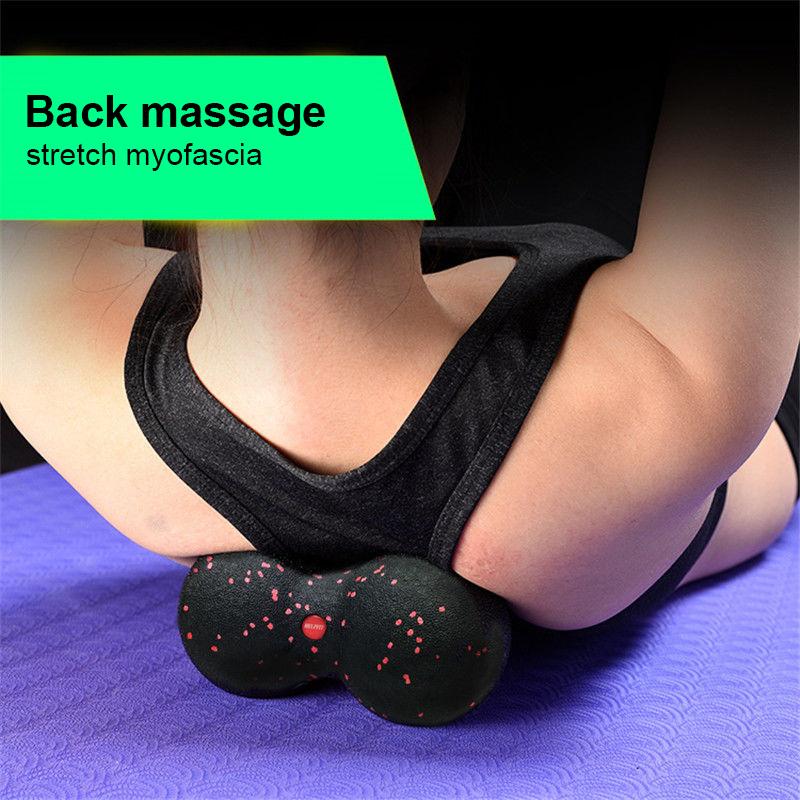 Yoga Block Block Peanut Ball Lacrosse Myofascia Ball Massage Anti-Stress Ball Epp Fascia Trị liệu thư giãn tập thể dục tập thể dục Color: Set H